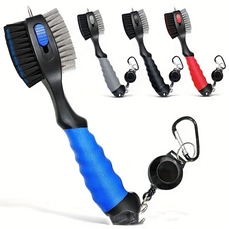 Golf Equipment Wholesale - ゴルフクラブクリーニングブラシ、溝クリーナー、格納式大型ヘッドブラシ、ゴルフアクセサリー、bh005