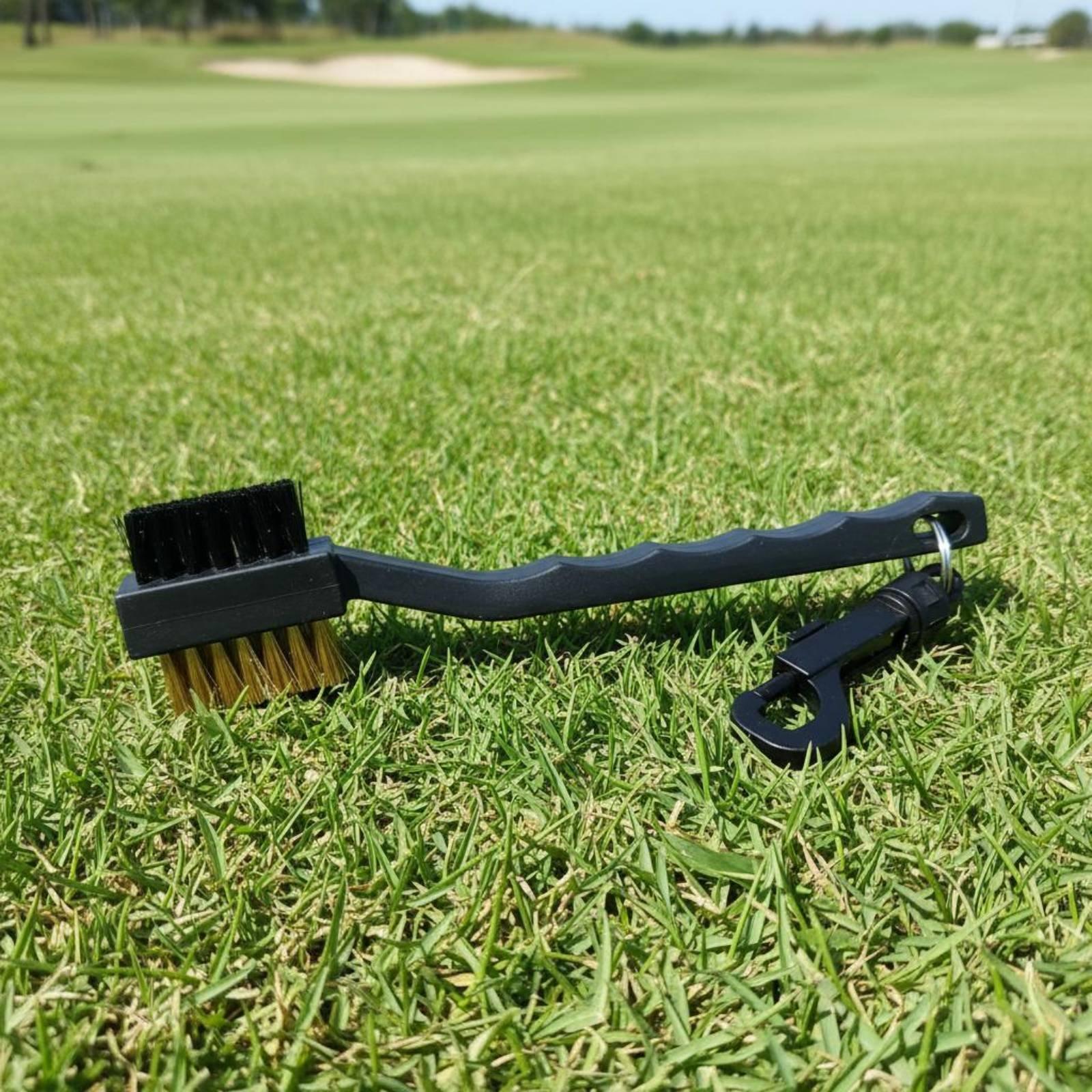 ロングハンドルゴルフクラブクリーナー ナイロンと銅の毛先 ゴ - Golf Equipment And Gear のレビューと価格