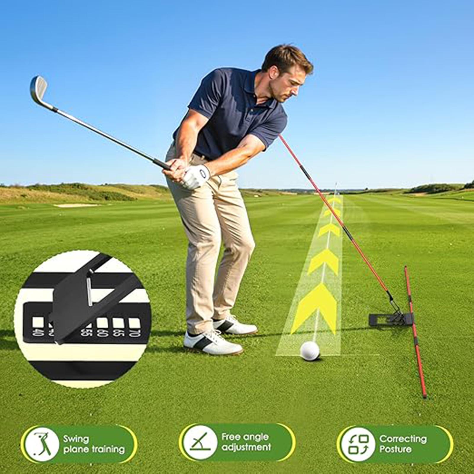 ゴルフプレーントレーナー 調節可能な角度調整練習スティック  - Golf Equipment For Youth のレビューと価格