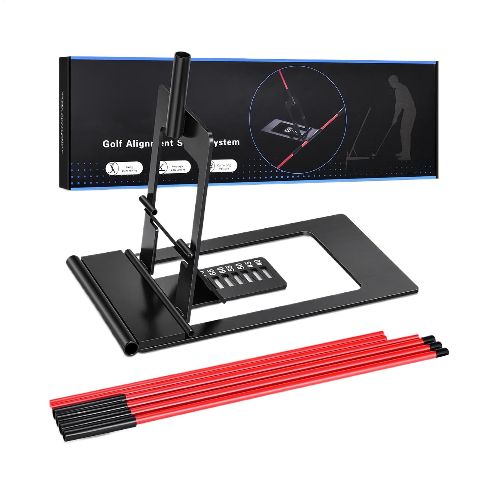 ゴルフスイングプレーントレーナー 調整可能な角度アライメント - Golf Equipment For Youth のレビューと価格